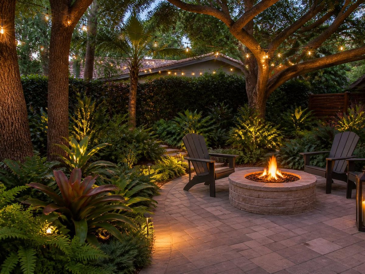 Pinecrest outdoor kitchen, after